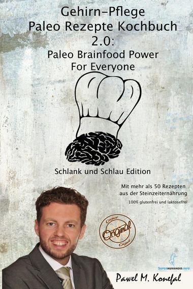 Buchcover: Gehirn-Pflege Paleo Rezepte Kochbuch 2.0
