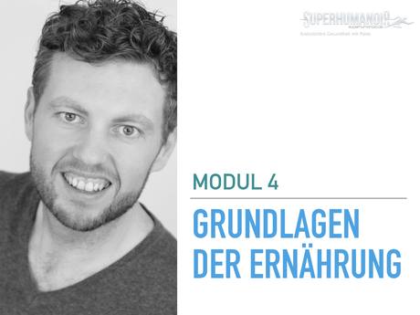 Titelbild Modul 4: Grundlagen der Ernährung