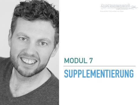 Titelbild Modul 7: Supplementierung