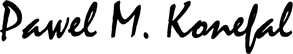 Unterschrift Pawel M. Konefal